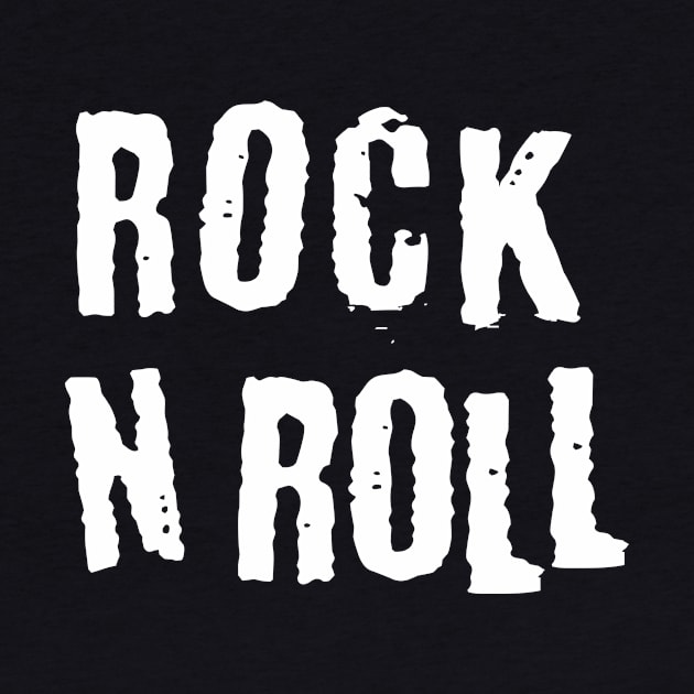 cool distorted rock n roll logo by lkn